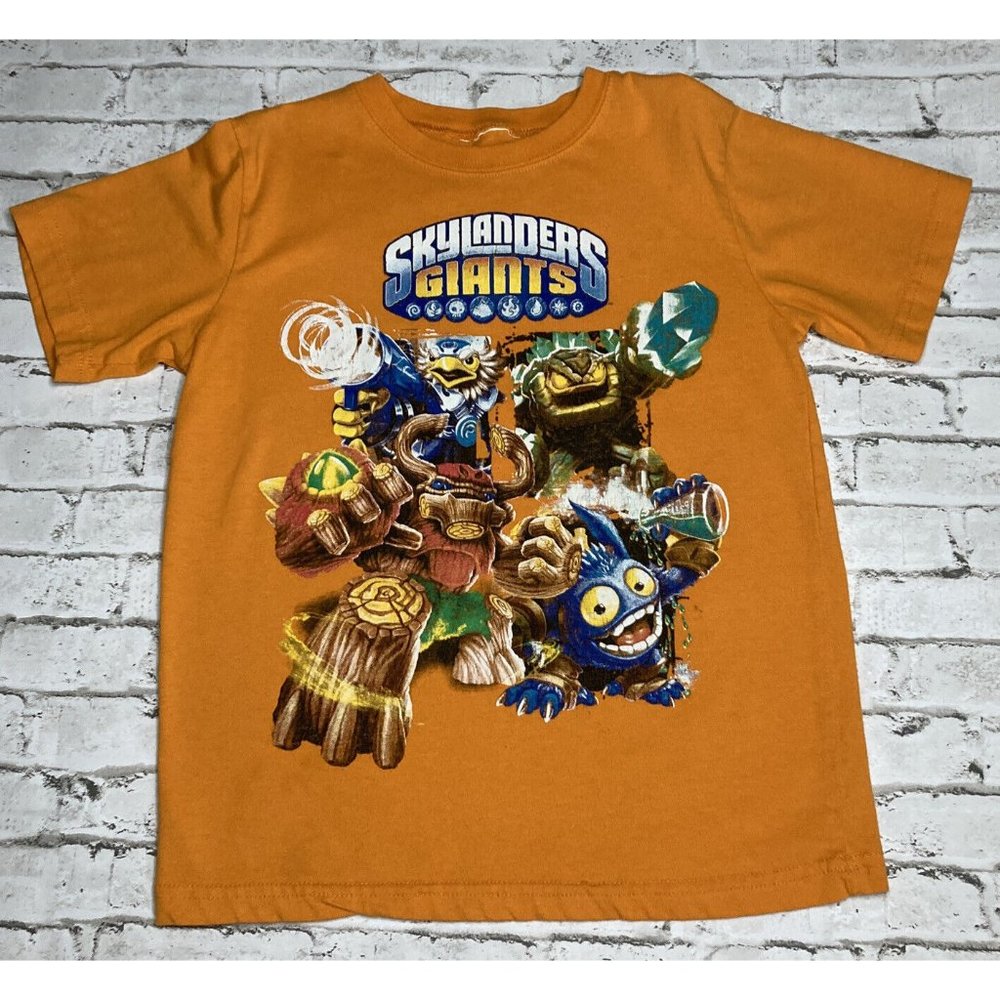 Vintage Boy's Youth Skylanders Giants Childs Shirt Sz 8